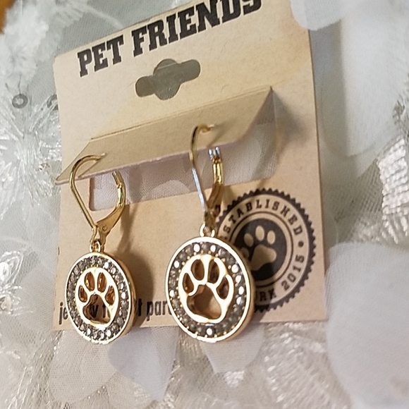 Brand New Pet Friends CZ Earrings - Picture 5 of 7